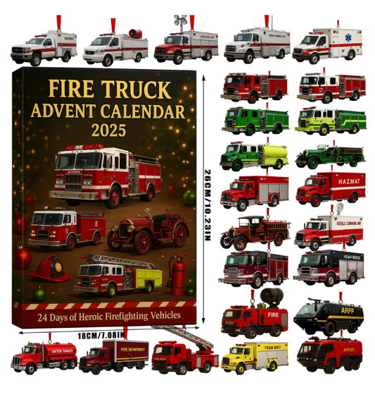 🎄 Fire Truck Advent Calendar 2025