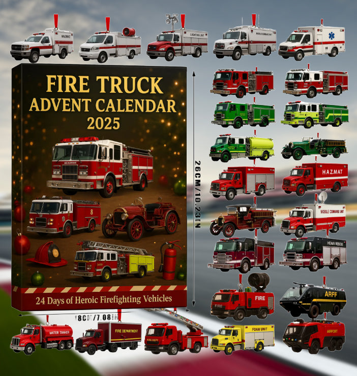 🎄 Fire Truck Advent Calendar 2025