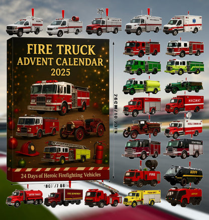 🎄 Fire Truck Advent Calendar 2025