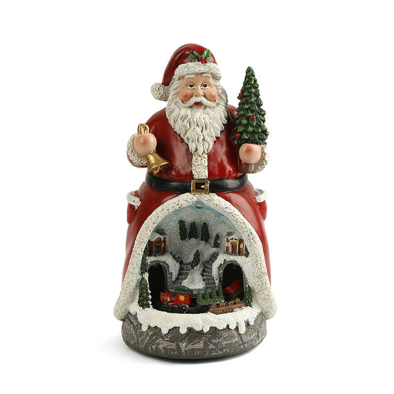 Character Music Boxes with Rotating Villages