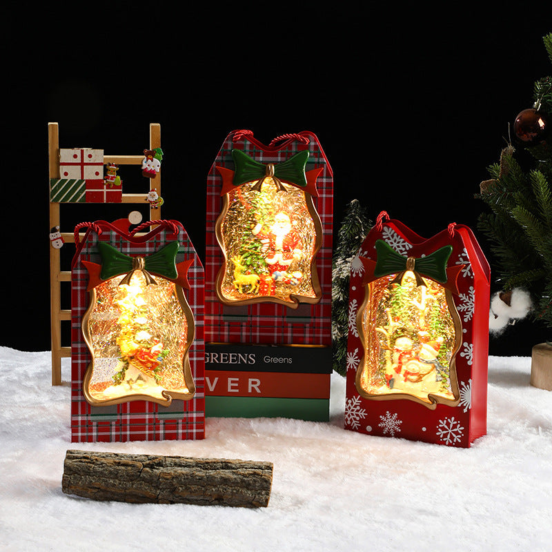 Rotating Train Christmas Village Music Box Collection
